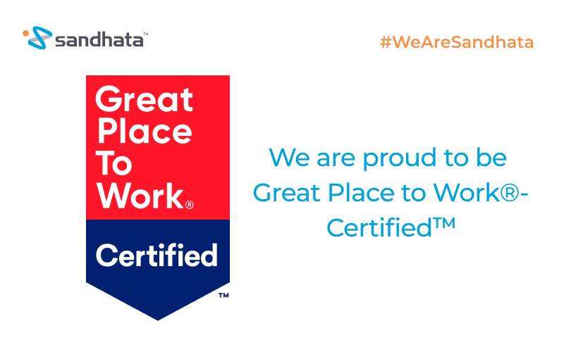 We are Great Place to Work Certified! Sandhata