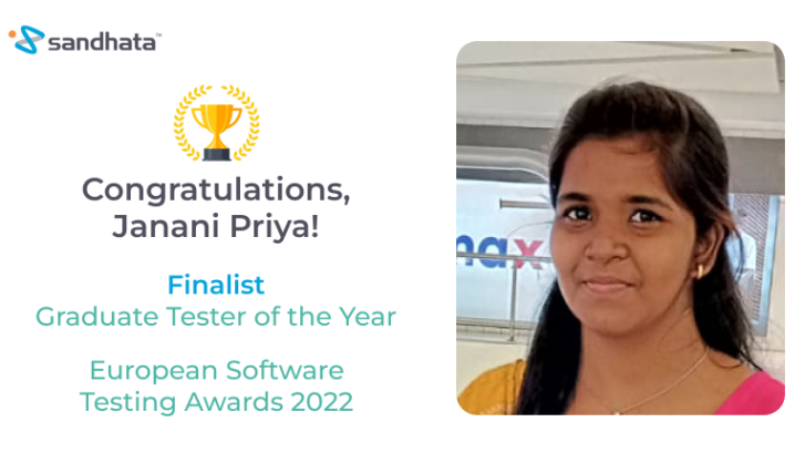 Janani Priya finalist TESTA 2022